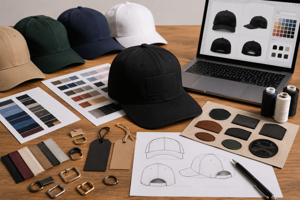 Cappellini da baseball con marchio privato