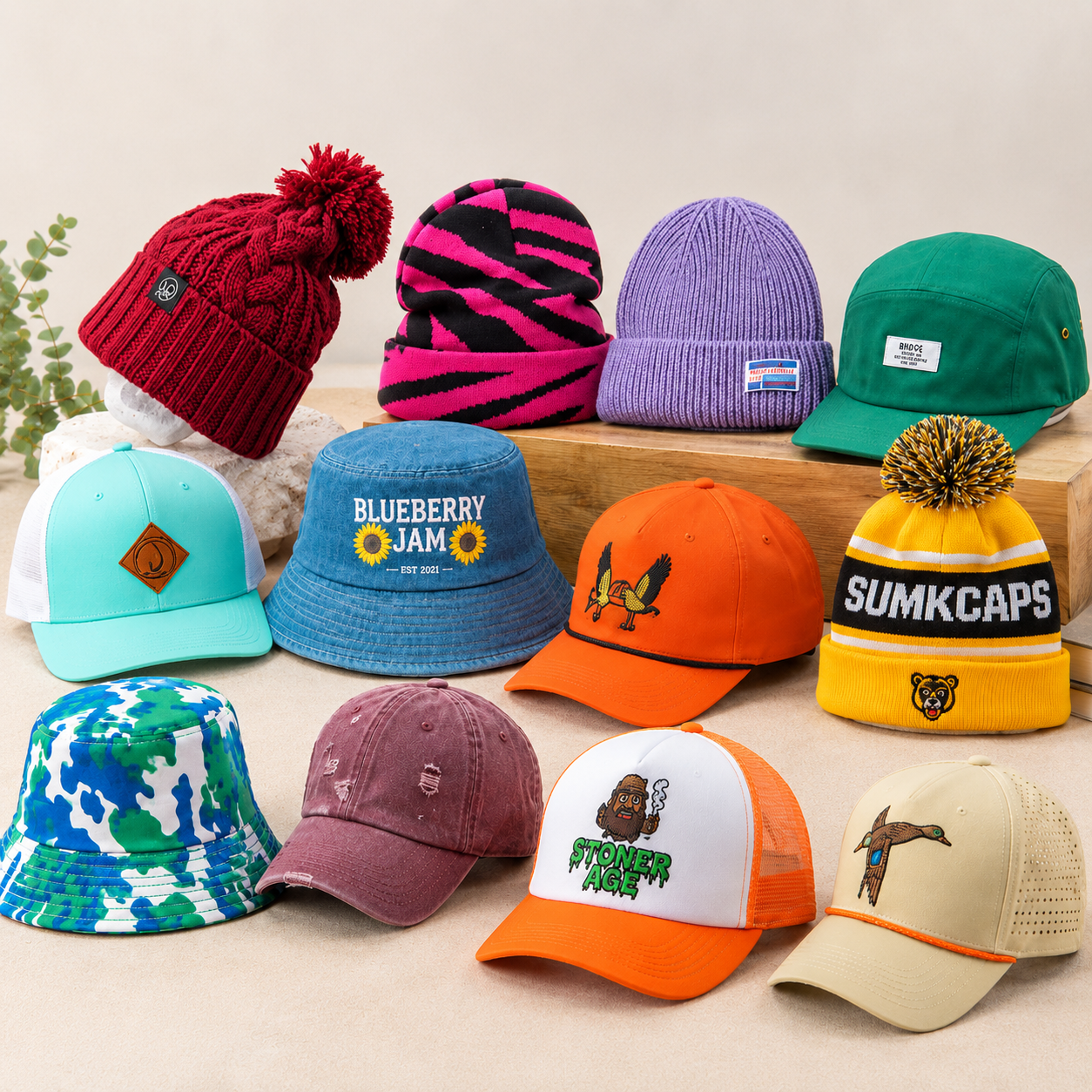Wholesale a wide variety of hats