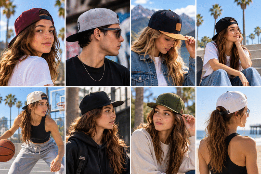 Assortissez les couleurs de votre casquette snapback à votre tenue