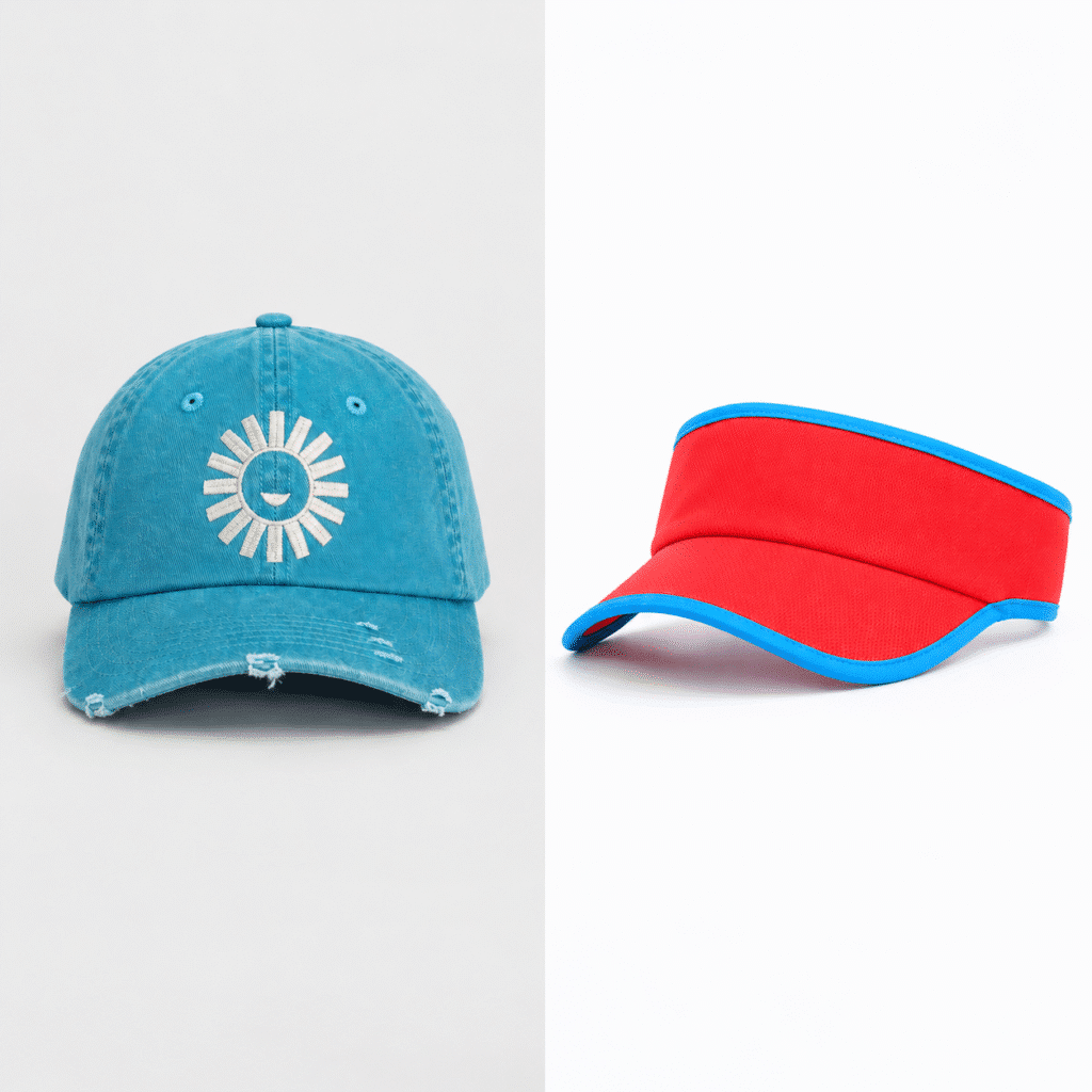 Sun Visor vs Baseball Cap