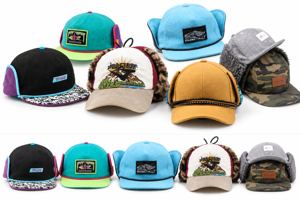 Lots of trapper hats